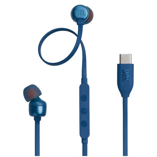 Écouteur Filaire JBL T310C USB-C - Bleu