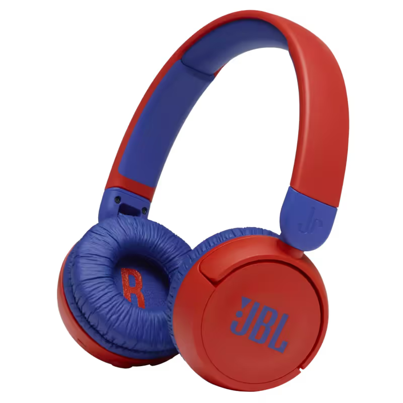 Casque JBL JR 310 BT pour Enfant - Bleu & Rouge