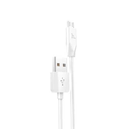 Câble De Charge Rapide HOCO X1 Micro USB - Blanc
