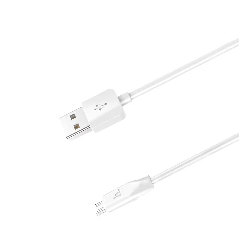 Câble De Charge Rapide HOCO X1 Micro USB - Blanc