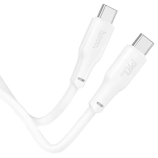 Câble Chargeur Hoco X93 240W Type-C Vers Type-C - Blanc