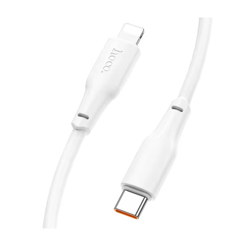Câble Chargeur Hoco X96 240W Type-C Vers Lightning - Blanc