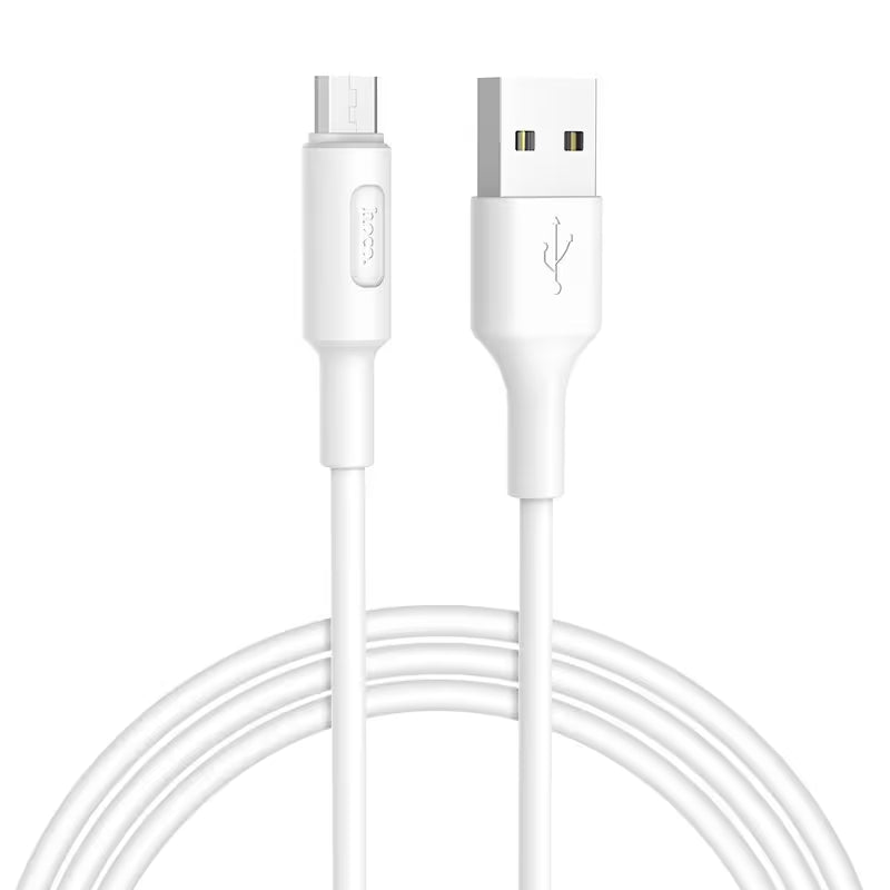 Câble De Charge HOCO X25 Micro USB - Blanc