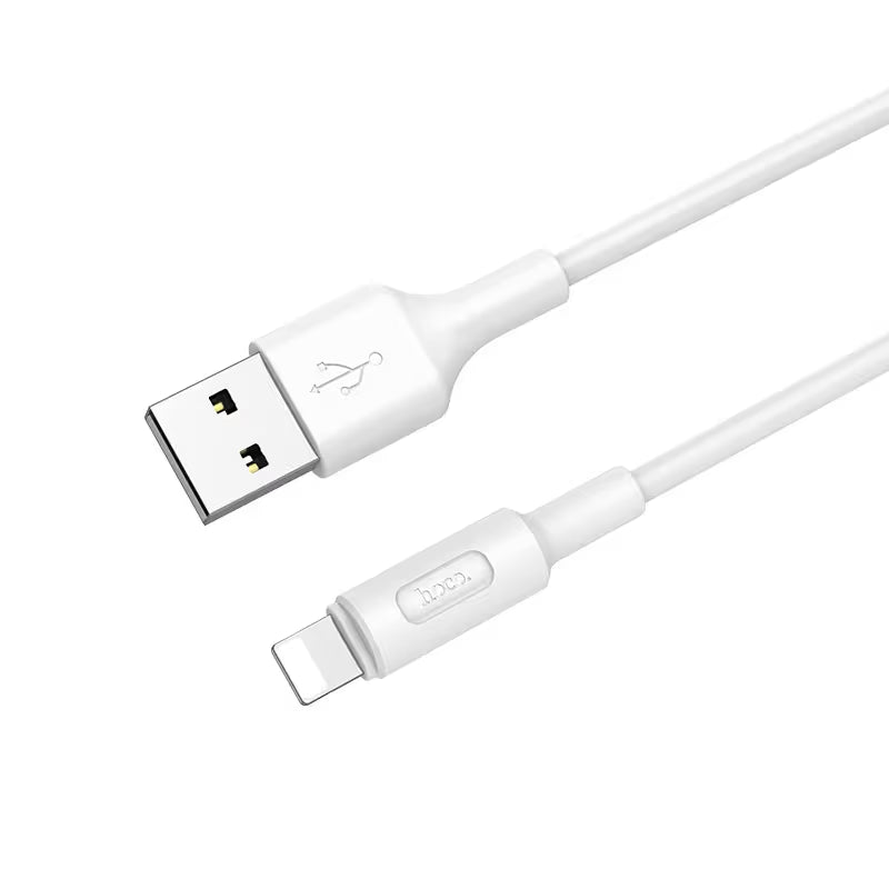 Câble De Charge HOCO X25 USB Vers Lightning - Blanc
