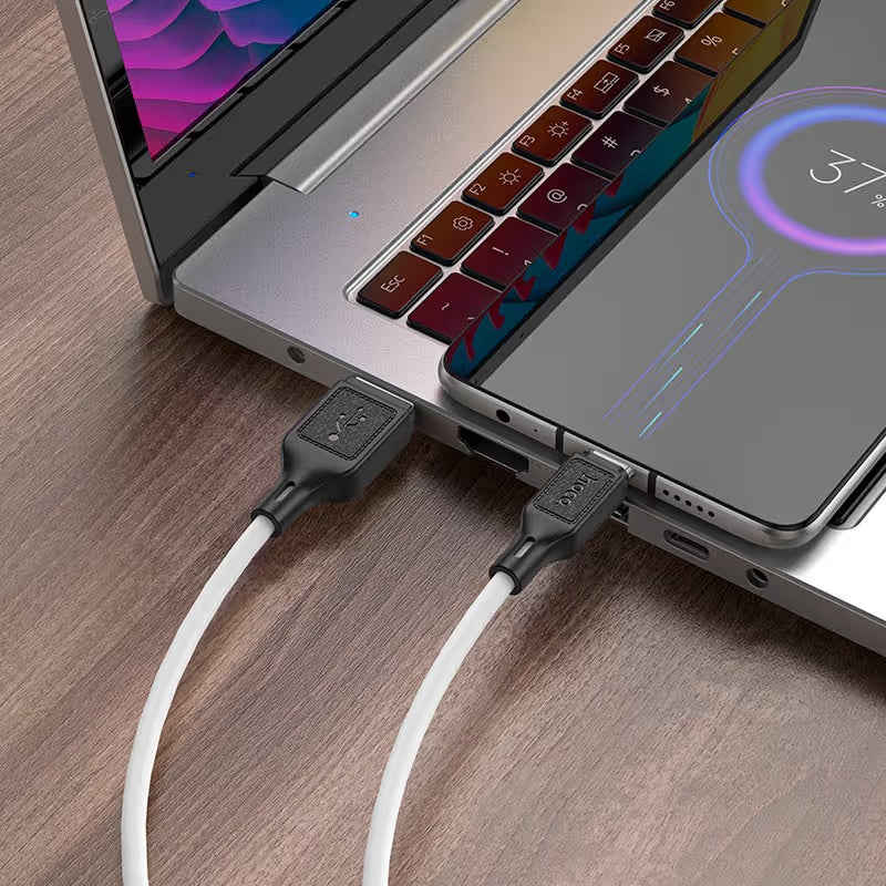 Câble De Charge Rapide HOCO X90 Micro USB - Blanc