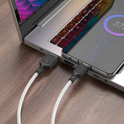 Câble De Charge Rapide HOCO X90 Micro USB - Blanc