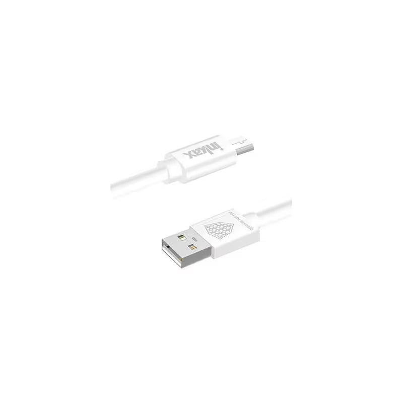 Câble USB vers Micro USB Inkax X01  - Blanc