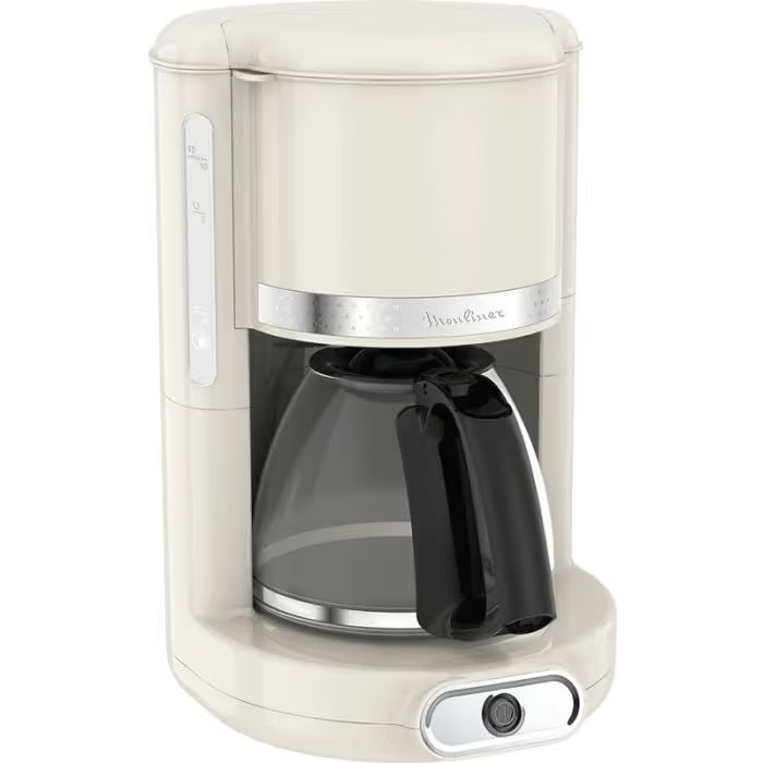 Cafetière MOULINEX FG381A10 Gamme Soleil 10-15 Tasses - Blanc