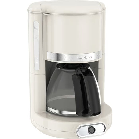 Cafetière MOULINEX FG381A10 Gamme Soleil 10-15 Tasses - Blanc