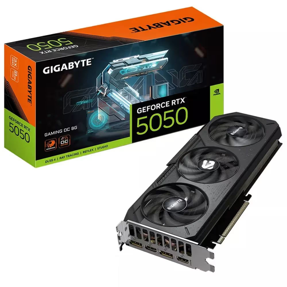 Carte Graphique Gigabyte GeForce RTX 5050 Gaming OC 8Go GDDR6