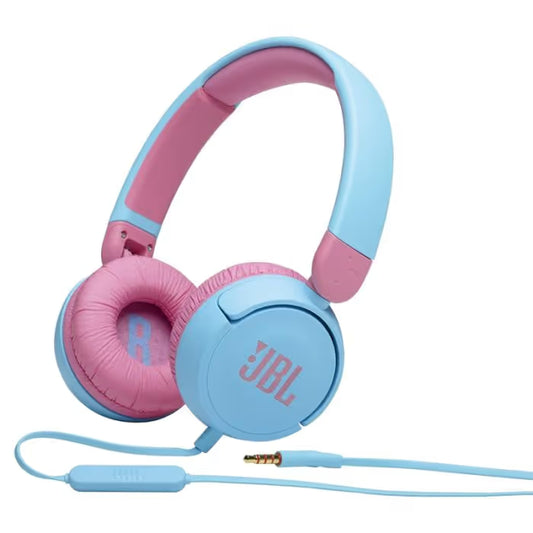 Casque Filaire JBL JR 310 pour Enfant - Bleu&Rose (JBLJR310BLU)
