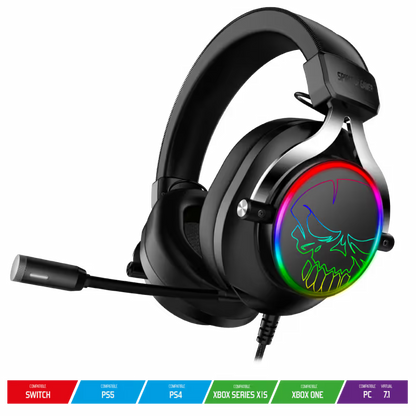 Micro Casque Gaming Filaire Spirit Of Gamer XPERT H600 RGB - Noir