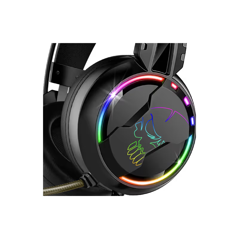 Micro Casque Gaming Filaire Spirit Of Gamer Pro H7 Led RGB - Noir