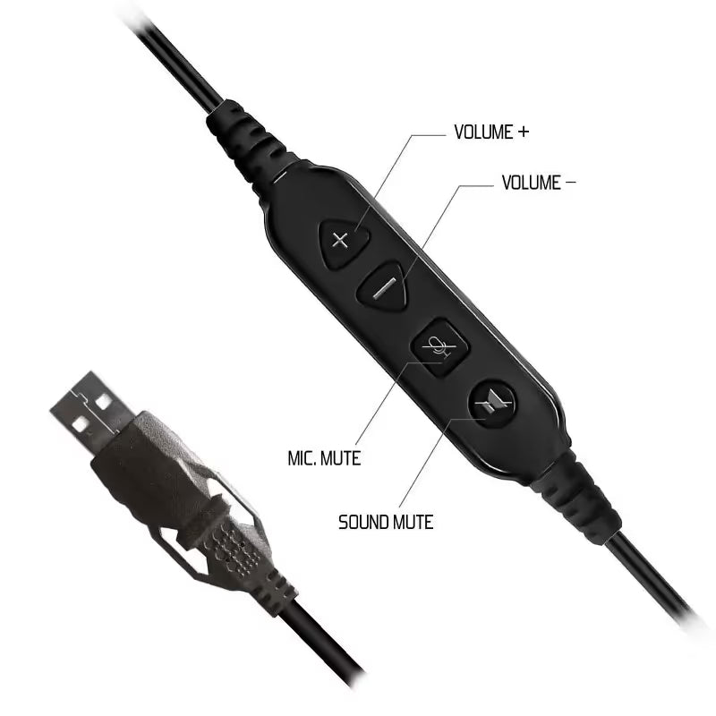 Micro Casque Gaming Filaire Spirit Of Gamer Elite H10 RGB - Noir