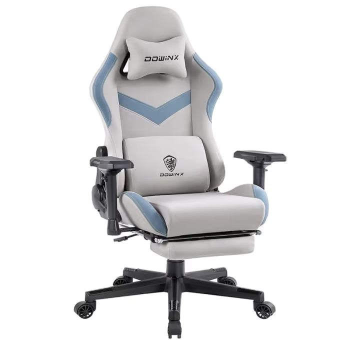 Chaise Gaming DOWINX LS-6668 4D Avec Accoudoirs - Gris