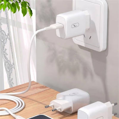 Chargeur SKY DOLPHIN 2.1A Avec Câble Micro-USB - Blanc