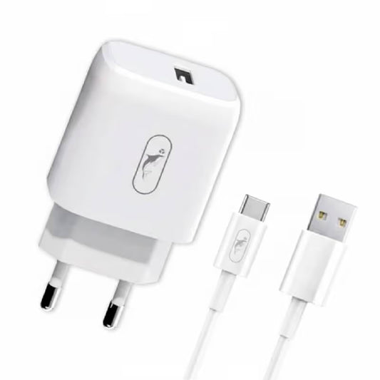 Chargeur Sky Dolphin SC22EB Type C Smart Charge Blanc