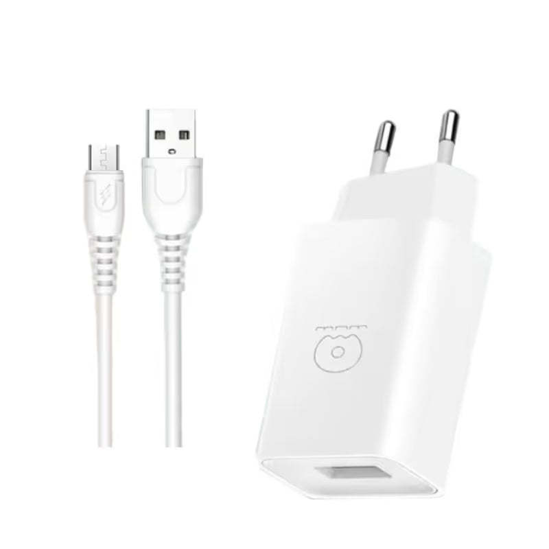 Chargeur WUW T47 2.1A micro - Blanc