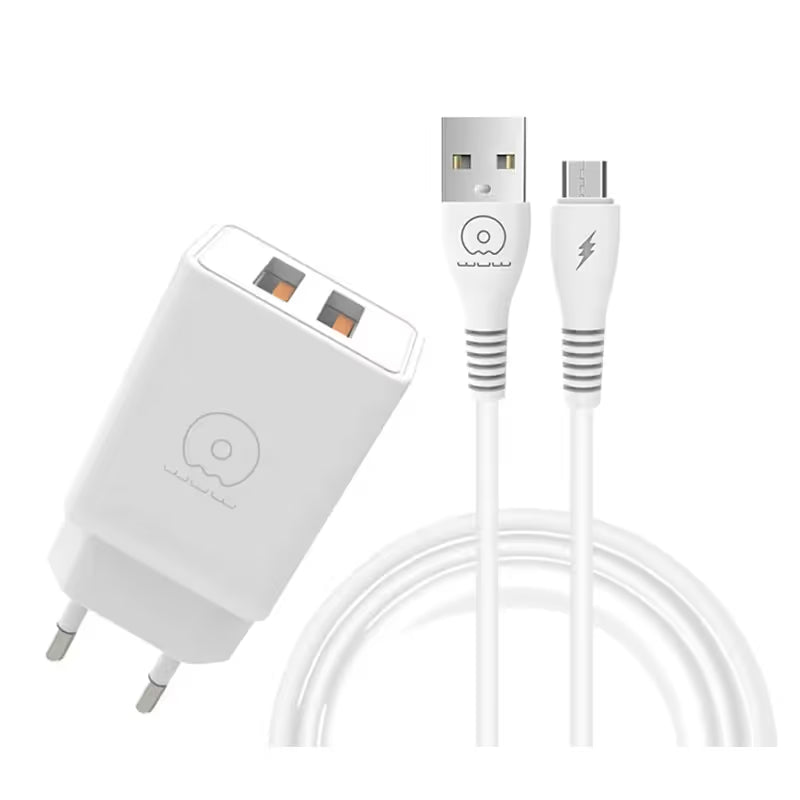 Chargeur WUW T55 3.1A Type C - Blanc