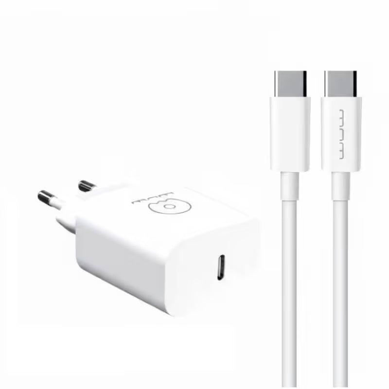 Chargeur WUW T81 USB-C 20W avec Câble Type-C - Blanc