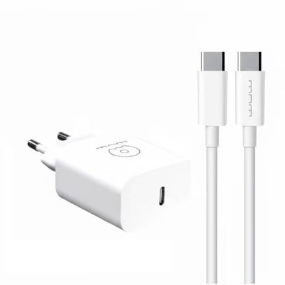 Chargeur WUW T81 USB-C 20W avec Câble Type-C - Blanc