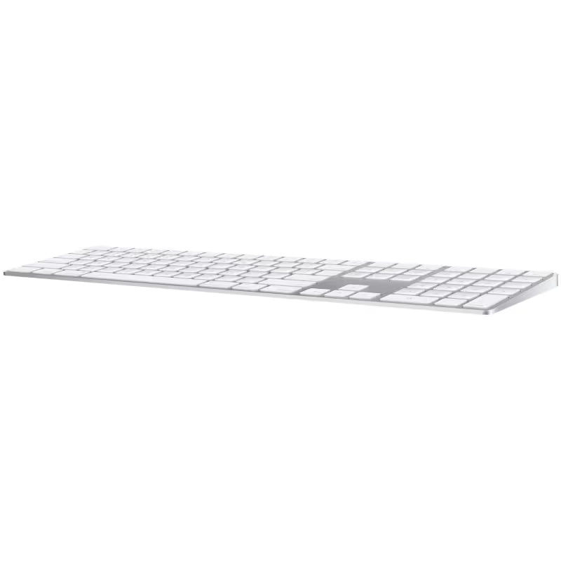 Apple - Clavier Sans Fil Magic Keyboard avec pavé numérique Français (MXCJ3F/A) - Silver