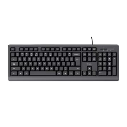 Clavier Filaire Trust Primo AZERTY Français - Noir