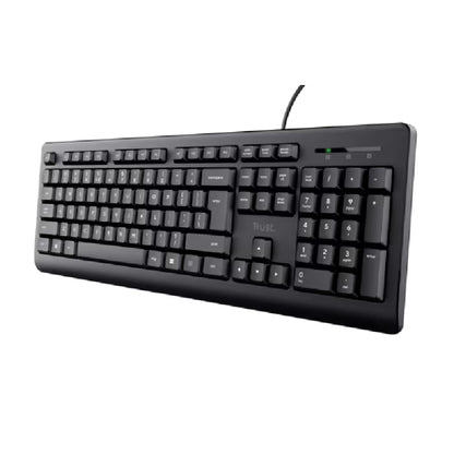 Clavier Filaire Trust Primo AZERTY Français - Noir