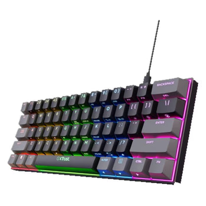 Mini Clavier Gamer Mécanique Trust Acira GXT 867 - Noir