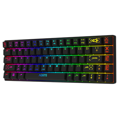 Clavier Gamer Mécanique AQIRYS Mira 100% Anti-Ghosting RGB - Noir
