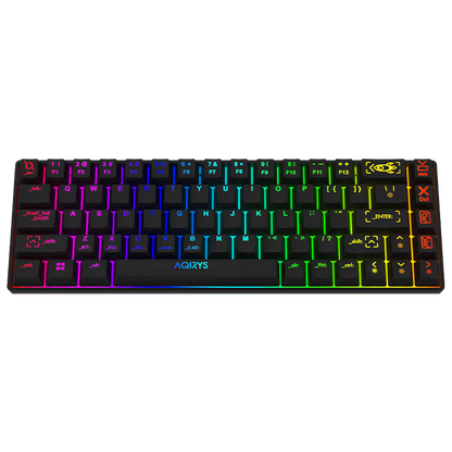 Clavier Gamer Mécanique AQIRYS Mira 100% Anti-Ghosting RGB - Noir