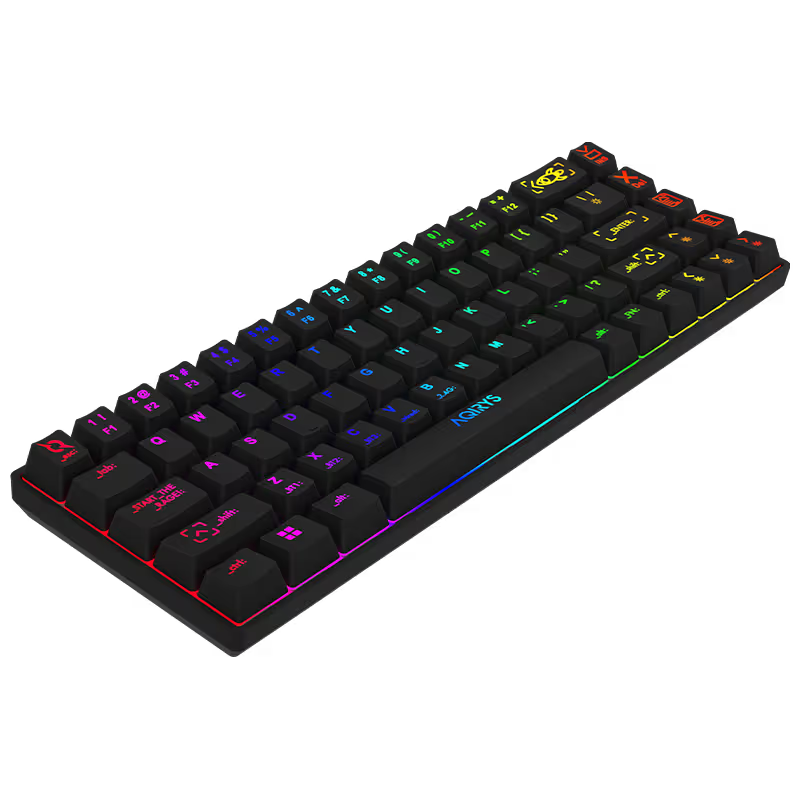 Clavier Gamer Mécanique AQIRYS Mira 100% Anti-Ghosting RGB - Noir
