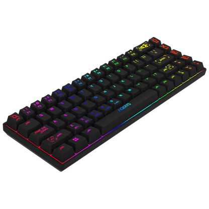 Clavier Gamer Mécanique AQIRYS Mira 100% Anti-Ghosting RGB - Noir