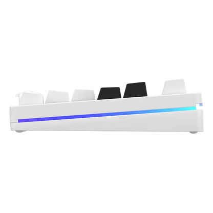Clavier Gamer Filaire AQIRYS ALUDRA RGB - Blanc