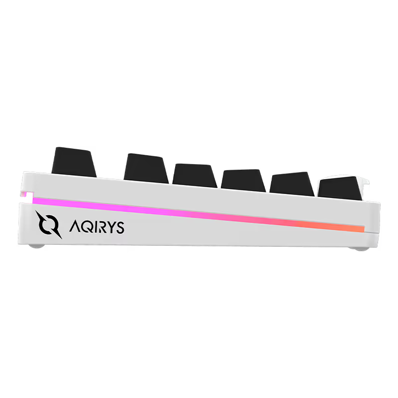 Clavier Gamer Filaire AQIRYS ALUDRA RGB - Blanc