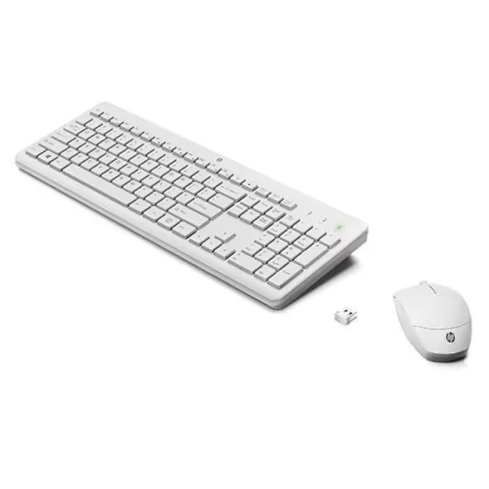 Ensemble Clavier & Souris sans Fil HP 230 Combo - Blanc