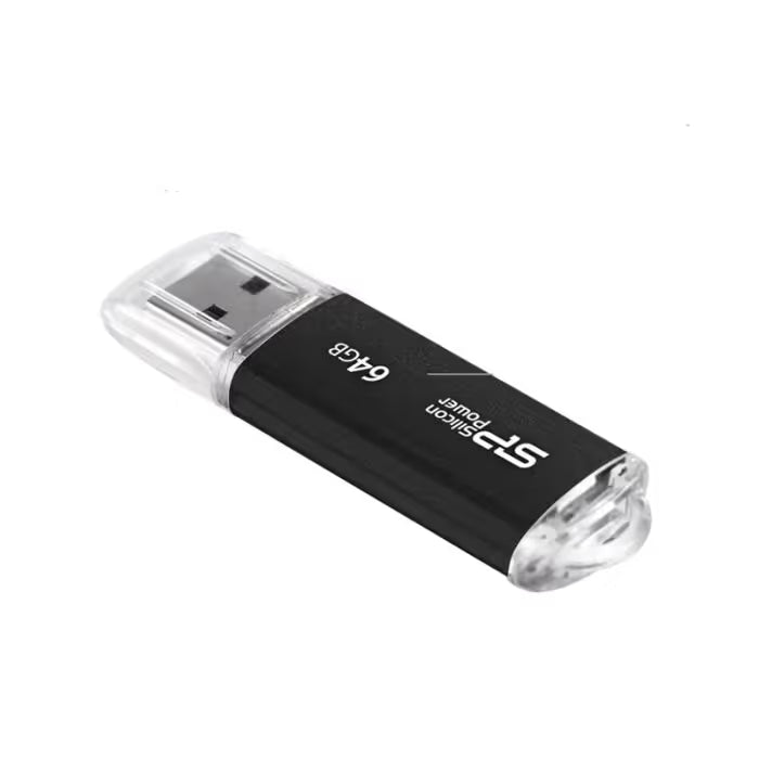 Clé USB Silicon Power Ultima U02 USB 2.0 64Go - Noir