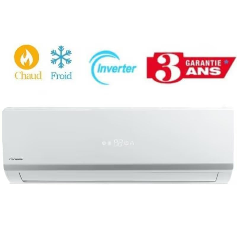 Climatiseur Airwell Aura 12000 BTU Inverter Chaud Froid - Garantie 3ans