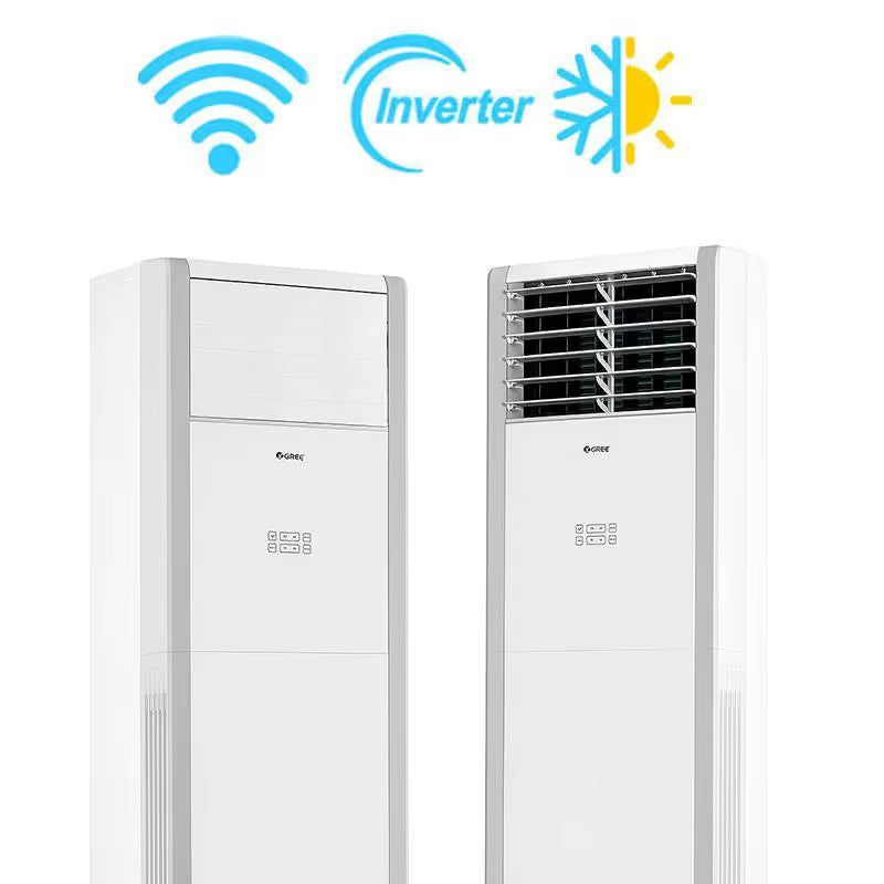 Climatiseur Armoire Inverter GREE 48000 BTU Chaud Froid Smart -Blanc
