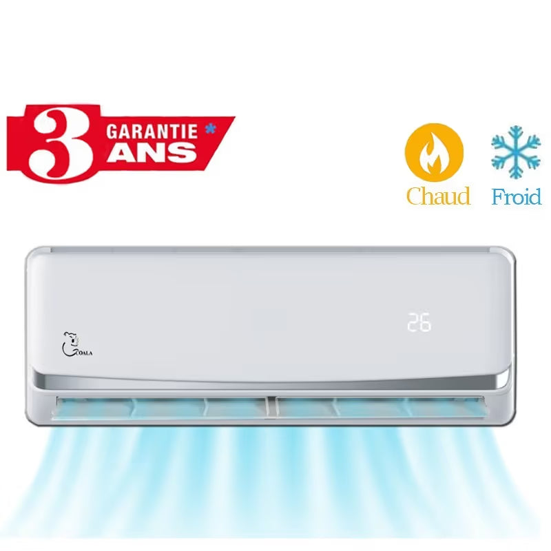 Climatiseur Inverter COALA 12000 BTU Chaud / Froid - Garantie 3 ans