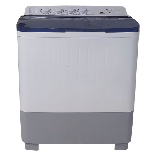 Lave Linge Semi-Automatique CONDOR WT10T1BF 10.5Kg - Blanc & Bleu
