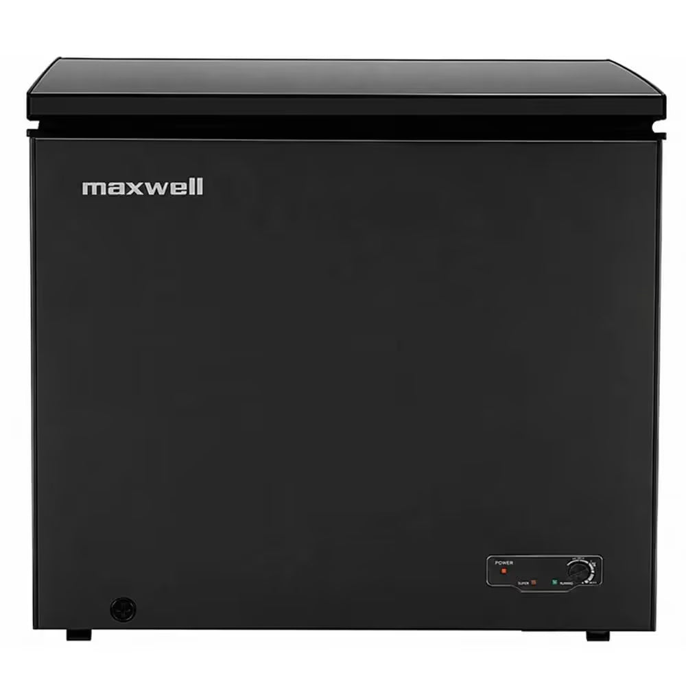 Congélateur Horizontal Maxwell MAX-CHDF330 330 Litres avec Porte Vitrée Intérieur - Noir