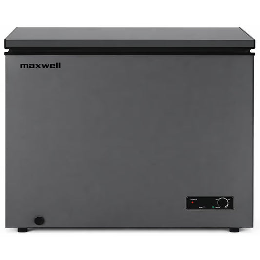 Congélateur Horizontal Maxwell MAX-CHDF400GS 400 Litres avec Porte Vitrée Intérieur - Silver