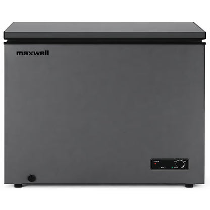 Congélateur Horizontal Maxwell MAX-CHDF400GS 400 Litres avec Porte Vitrée Intérieur - Silver