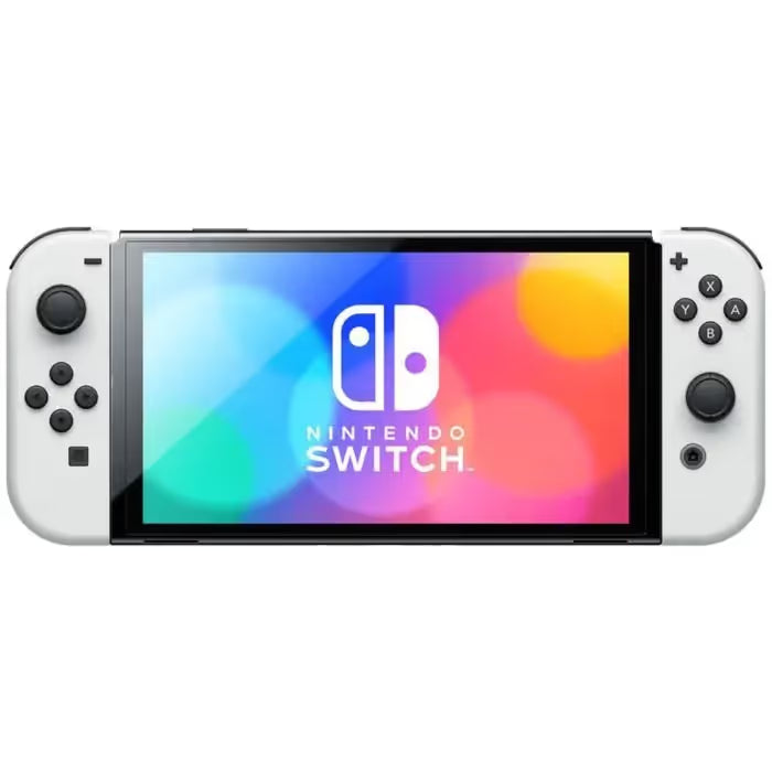 Console Nintendo Switch - Modèle OLED - Blanc + Mario Kart 8 Deluxe (Préinstallé) + 12 mois d'abonnement NSO (Code)
