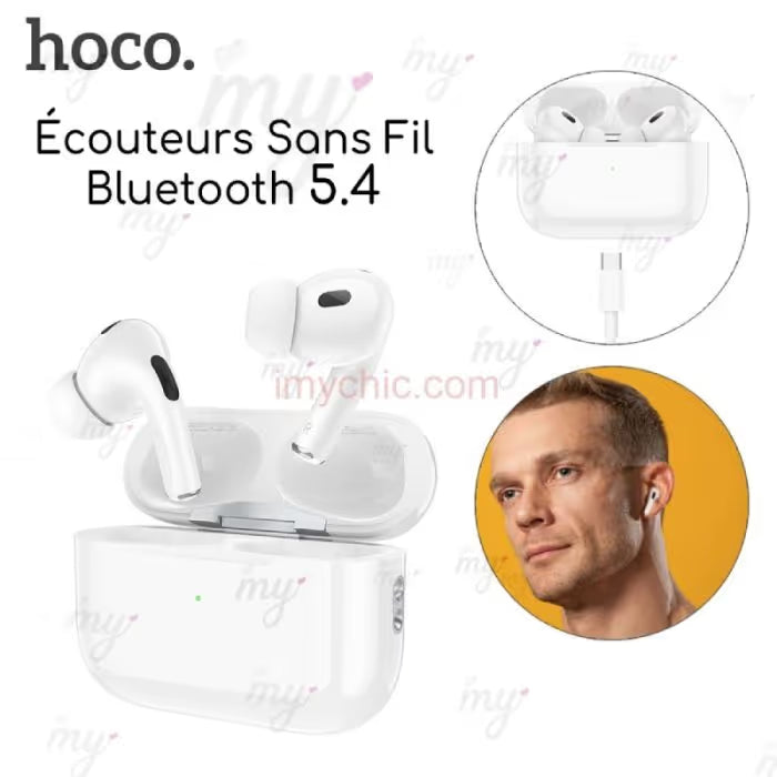Écouteurs Sans Fil 5.4 Hoco EW77 - Blanc