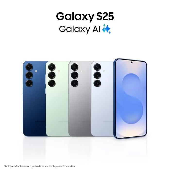 Samsung Galaxy S25 12Go 256Go - Bleu Nuit