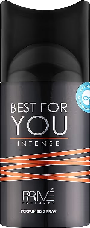 Best For You Intense Déodorant Spray pour Homme - 200 ml