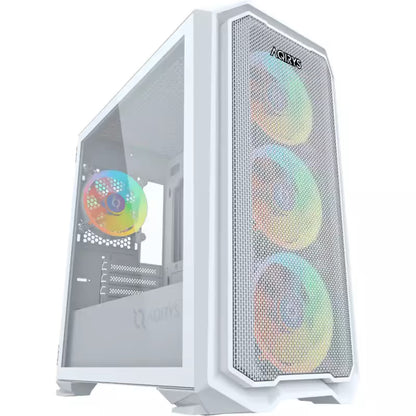Boitier Gamer AQIRYS Wezen RGB - Blanc