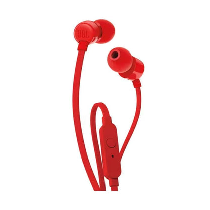 Écouteur Filaire JBL T110 - Rouge